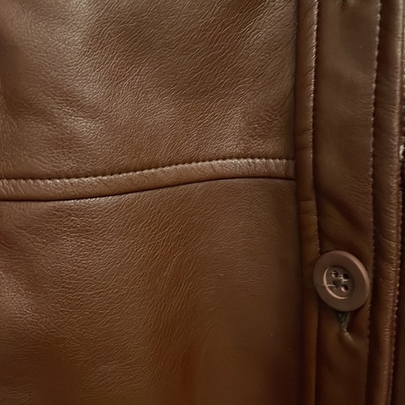 Dex Faux leather Shacket - Picture 3 of 7